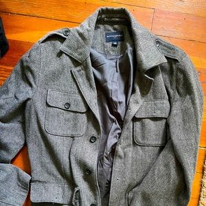 Banana Republic tweed chauffeur jacket